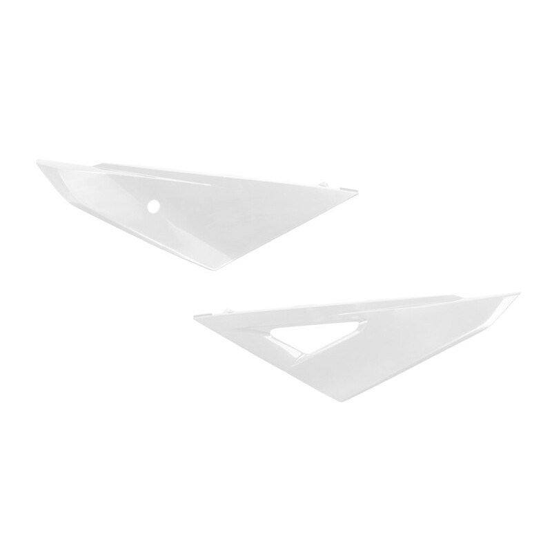 Plaques latérales supérieures UFO blanches pour Honda CRF 250 / 450 (2025)