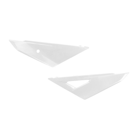 Plaques latérales supérieures UFO blanches pour Honda CRF 250 / 450 (2025)