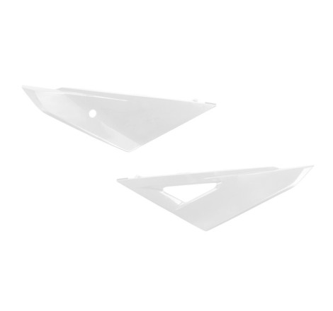 Plaques latérales supérieures UFO blanches pour Honda CRF 250 / 450 (2025)