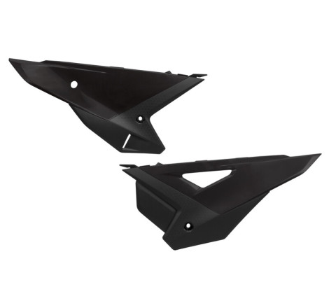 Kit plaques latérales UFO complet noir pour Honda CRF 250 / 450 (2025)