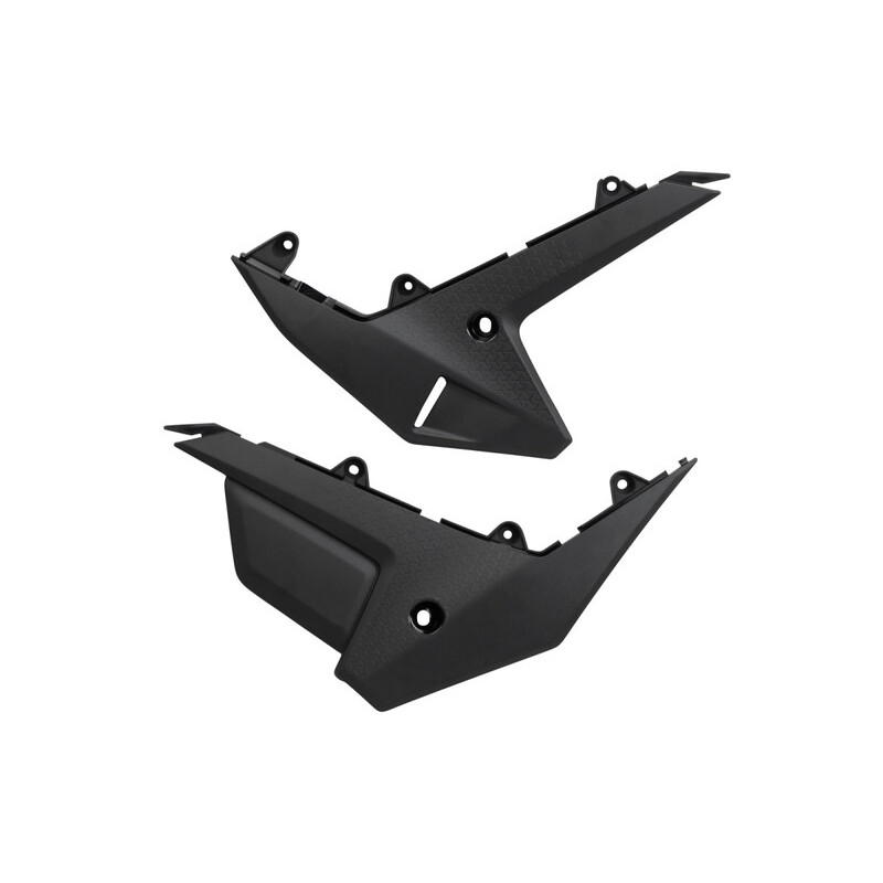 Plaques latérales inférieures UFO noires pour Honda CRF 250 / 450 (2025)