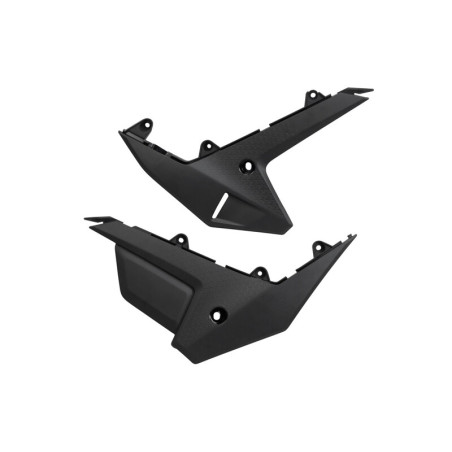 Plaques latérales inférieures UFO noires pour Honda CRF 250 / 450 (2025)