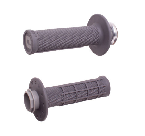 Revêtements ODI Micro-X Lock-On semi-gaufré grips graphite/argent