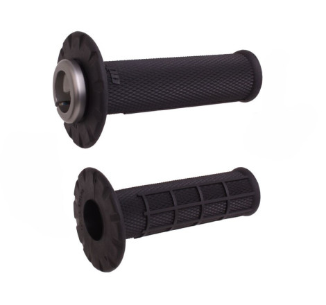 Revêtements universels ODI Lock-On semi-gaufré grips noir/noir
