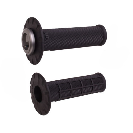 Revêtements universels ODI Lock-On semi-gaufré grips noir/noir