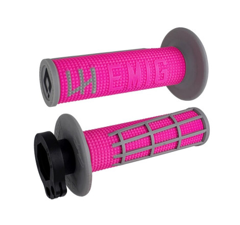 Revêtements ODI EMIG 2.0 V2 Lock-On grips rose/gris