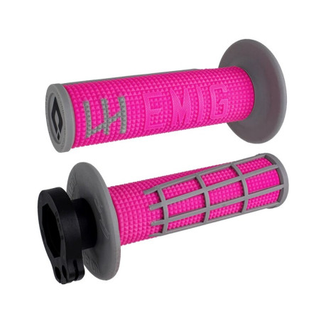 Revêtements ODI EMIG 2.0 V2 Lock-On grips rose/gris