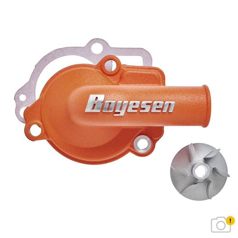 Couvercle de pompe à eau + turbine BOYESEN SuperCooler - orange 125/250 SX 2023 à 2025