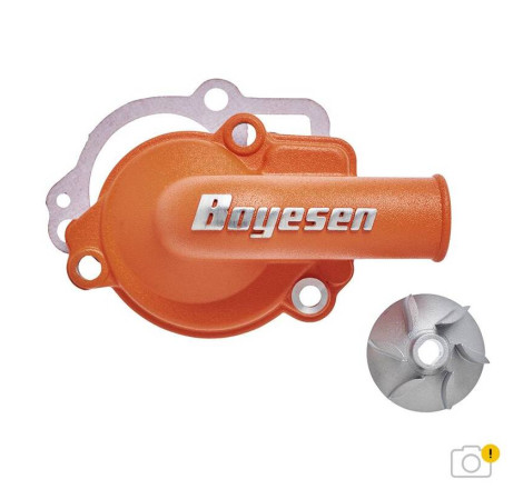 Couvercle de pompe à eau + turbine BOYESEN SuperCooler - orange 125/250 SX 2023 à 2025