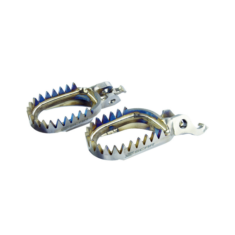 Repose-pieds SCAR anti-boue titane 250/450 TF-X/TF-RC