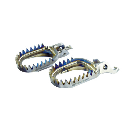 Repose-pieds SCAR anti-boue titane 250/450 TF-X/TF-RC