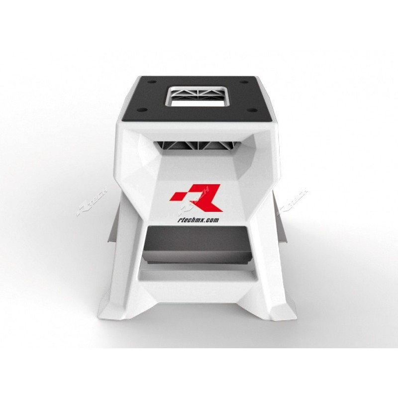 Lève-moto TT Racetech R15 blanc pour entretien et stockage tout-terrain