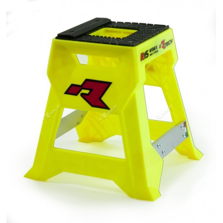 Lève-moto TT Racetech R15 jaune fluo pour entretien et stockage tout-terrain