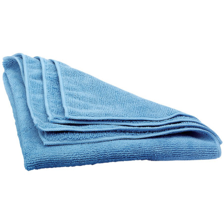 Microfibres Draper Tools 400x400mm (x2) - nettoyage moto sans traces haute absorption