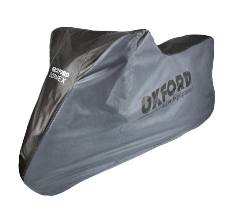 Housse de protection intérieur OXFORD Dormex noir/argent - moto / scooter - M