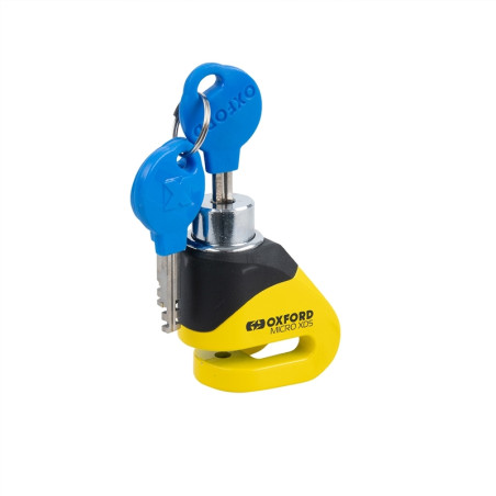 Bloque-disque OXFORD XD5 - 5mm jaune/noir