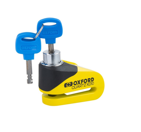 Bloque-disque OXFORD Quartz XD10 - Ø10mm jaune/noir