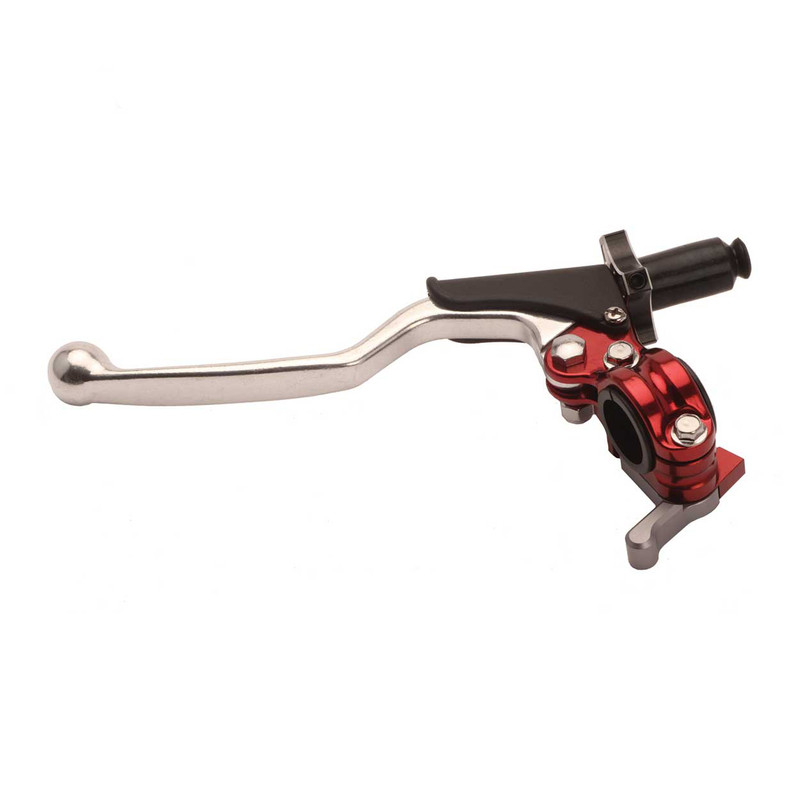 Ensemble levier d'embrayage RFX Race universel réglage EZ à 4 bleu pour moto cross et enduro