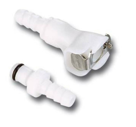 Raccord rapide MOTION PRO Ø8mm simple blocage blanc