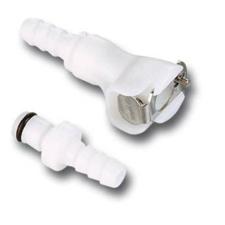 Raccord rapide MOTION PRO Ø8mm simple blocage blanc