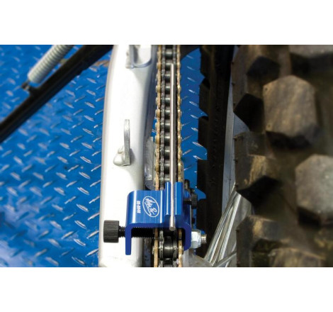 Outil d’Alignement de Chaîne MOTION PRO | Réglage Précis de Transmission Moto