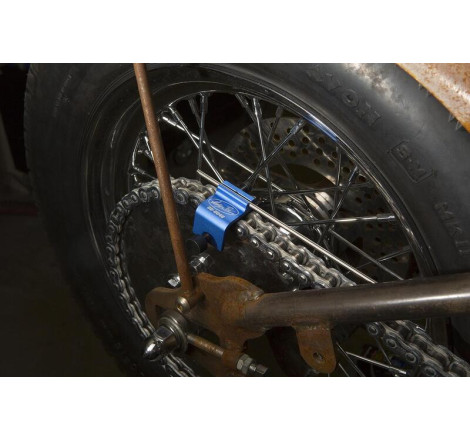 Outil d’Alignement de Chaîne MOTION PRO | Réglage Précis de Transmission Moto