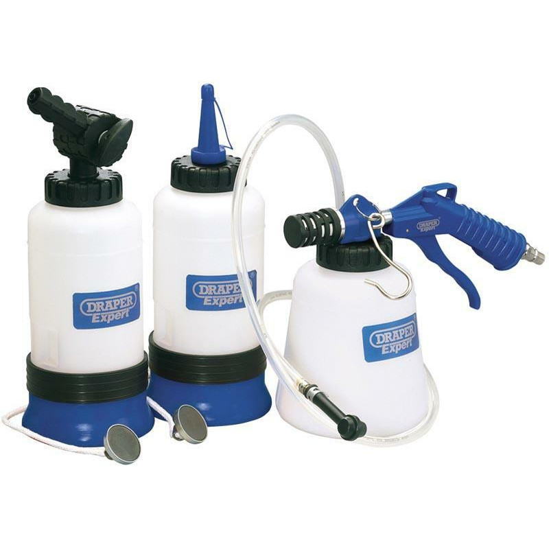 Purgeur de Frein Pneumatique DRAPER avec Base Magnétique | Système de Purge pour Freins et Embrayages