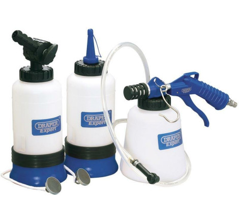 Purgeur de Frein Pneumatique DRAPER avec Base Magnétique | Système de Purge pour Freins et Embrayages