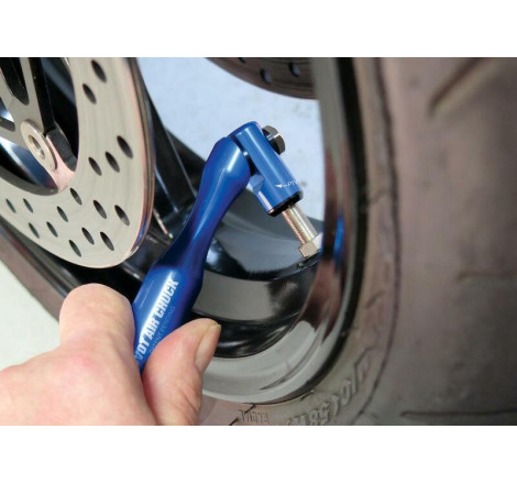 Embout Coudé MOTION PRO pour Gonflage | Adaptateur de Valve Pneus Moto