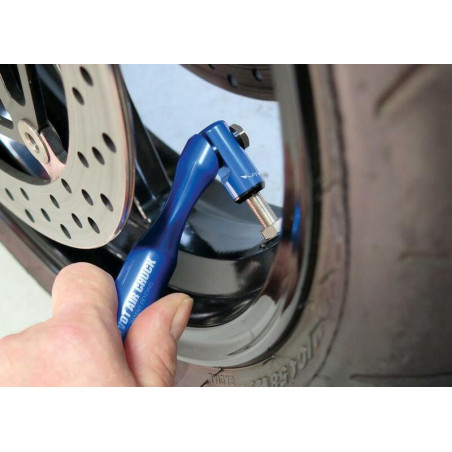 Embout Coudé MOTION PRO pour Gonflage | Adaptateur de Valve Pneus Moto