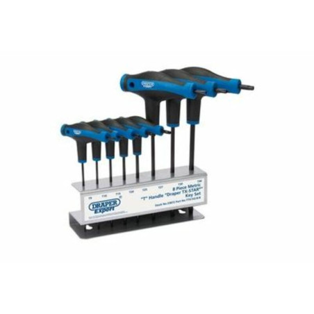 Jeu de 8 Clés Mâles DRAPER Torx® Emmanchées | Outils de Serrage Ergonomiques