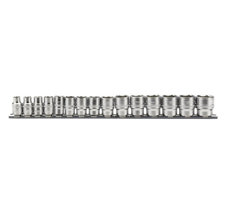Jeu de 15 Douilles DRAPER 3/8" de 8 à 22 mm | Coffret Polyvalent pour Mécanique