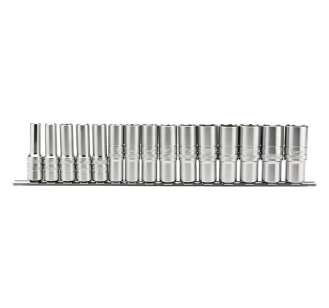 Jeu de 15 Douilles DRAPER 1/2" de 10 à 24 mm | Coffret Mécanique Professionnel