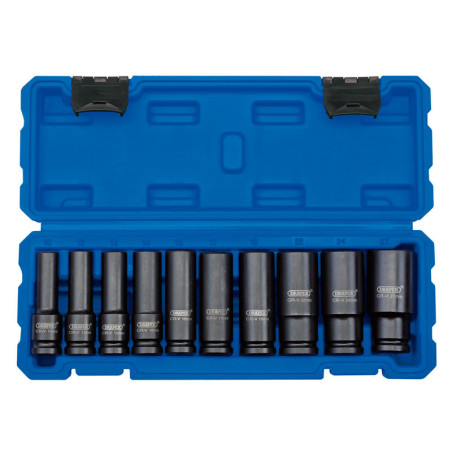 Coffret de 10 Douilles à Choc DRAPER 1/2" | Kit Professionnel Haute Résistance