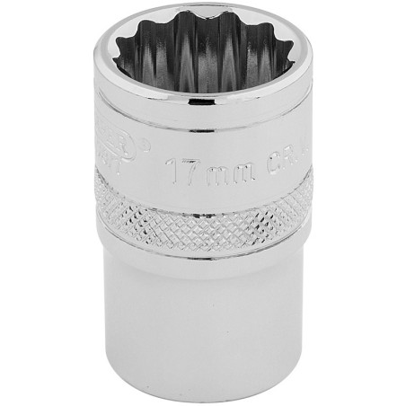 Douille DRAPER 1/2" 12 Pans Hi-Torq® 17 mm | Douille Haute Performance pour Mécanique