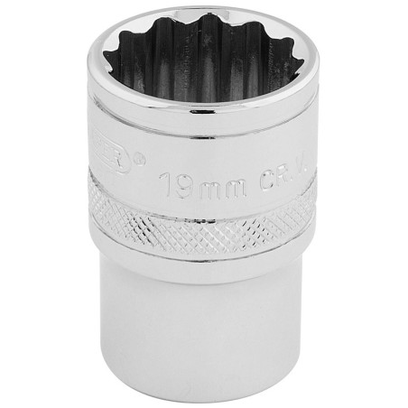 Douille DRAPER 1/2" 12 Pans Hi-Torq® 19 mm | Douille Haute Performance Mécanique