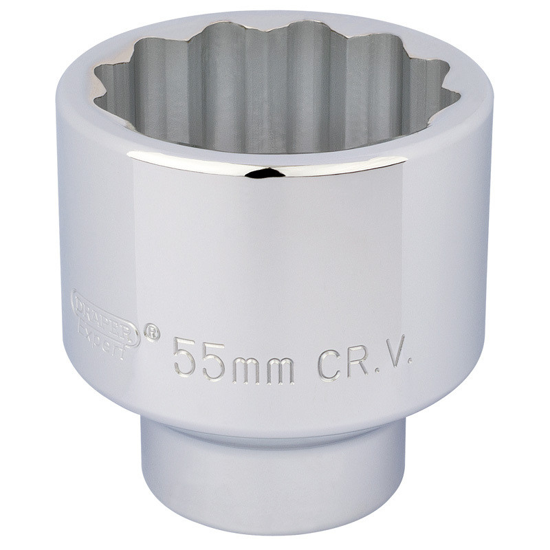 Douille DRAPER 3/4" 12 Pans 55 mm | Douille Haute Résistance pour Gros Serrage
