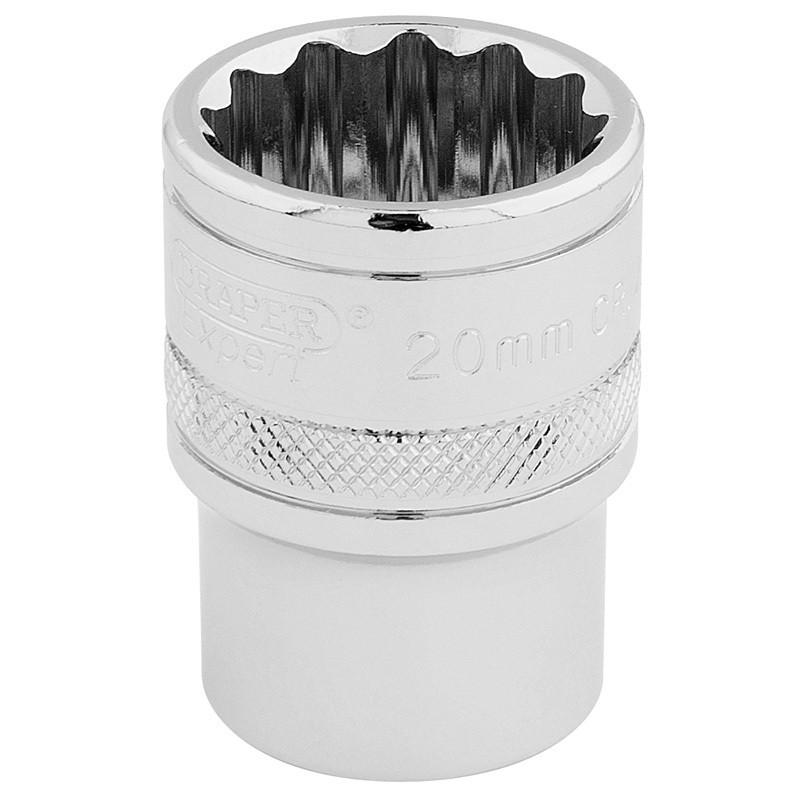 Douille DRAPER 1/2" 12 Pans Hi-Torq® 20 mm | Douille Haute Performance Mécanique