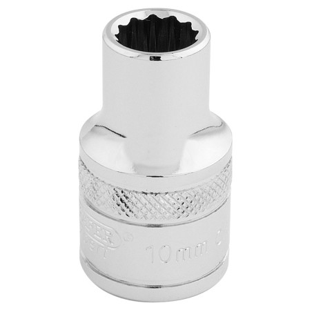 Douille DRAPER 1/2" 12 Pans Hi-Torq® 10 mm | Douille Haute Précision Mécanique