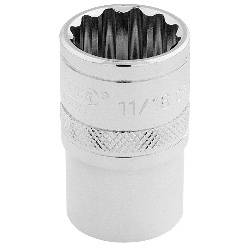 Douille DRAPER 1/2" 12 Pans 11/16" | Douille de Serrage Haute Résistance