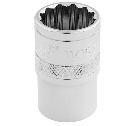 Douille DRAPER 1/2" 12 Pans 11/16" | Douille de Serrage Haute Résistance