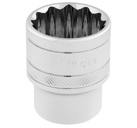 Douille DRAPER 1/2" 12 Pans 1" | Douille Robuste pour Serrage Intensif