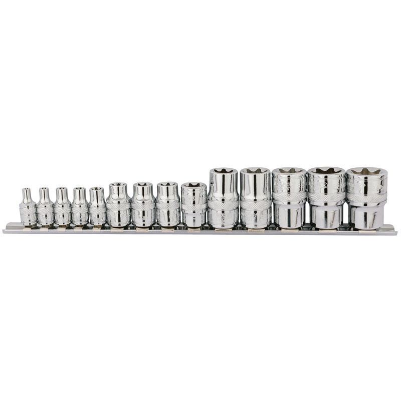 Jeu de 14 Douilles DRAPER Torx® 1/4", 3/8" & 1/2" | Kit Complet Atelier