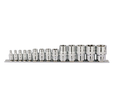 Jeu de 14 Douilles DRAPER Torx® 1/4", 3/8" & 1/2" | Kit Complet Atelier