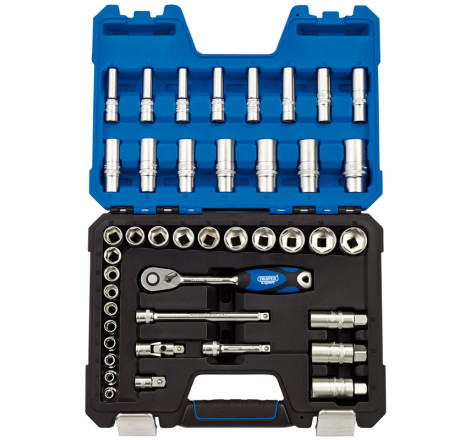 Coffret Douilles & Cliquet DRAPER 3/8" Métrique 42 Pièces | Kit Mécanique Complet