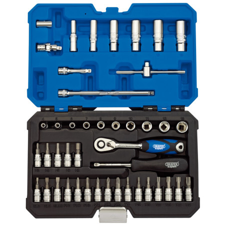 Coffret Douilles & Cliquet DRAPER 1/4" Métrique 44 Pièces | Kit Complet Atelier