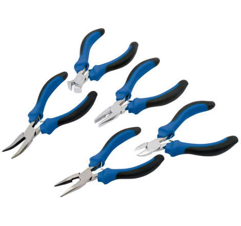 Jeu de 5 Mini Pinces DRAPER | Kit de Précision pour Atelier et Maintenance