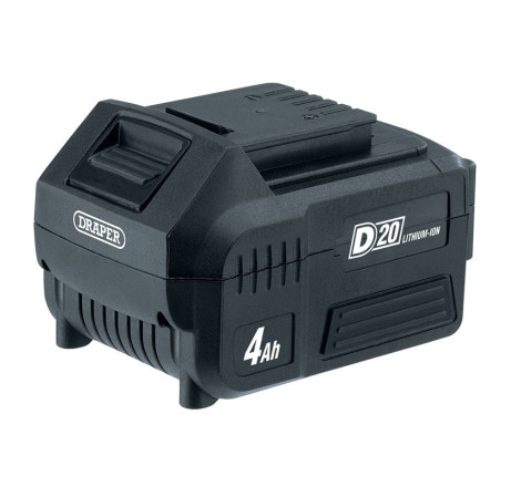 Batterie DRAPER D20 20V 4,0 Ah Lithium-Ion | Autonomie et Performance