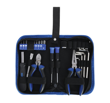 Trousse à Outils OXFORD 28 Pièces | Kit Complet pour Entretien et Réparation