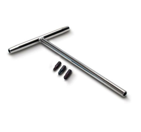Clé en T avec Embouts 1/4" | Outil de Serrage Polyvalent